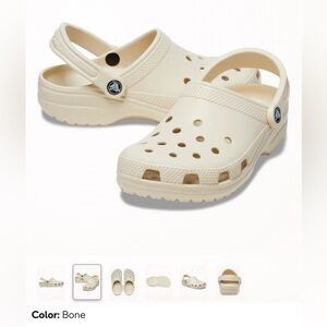 NWT Crocs Classic Clog-Bone